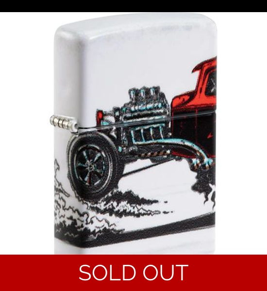 Hot Rod Car Zippo Lighter